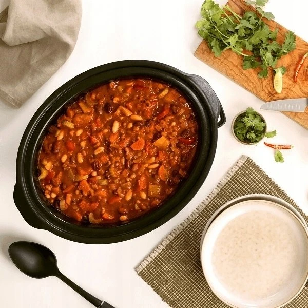 Crock Pot Crock-Puodas CSC112X 6,5 litro lėta viryklė (sidabrinė)