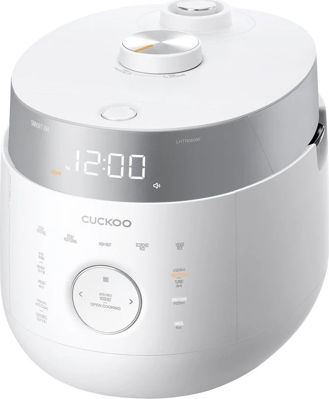 Ryžių viryklė Cuckoo IH Twin Pressure Master Chef, balta (CRP-LHTR0609F)