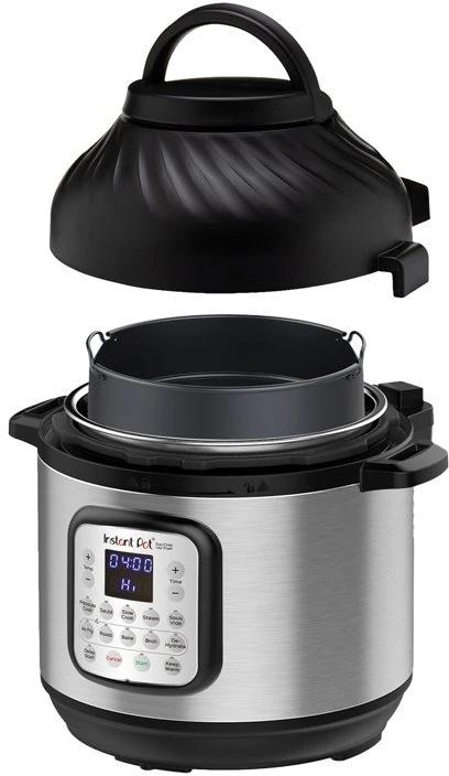 Instant Pot elektrinis greitpuodis ir oro gruzdintuvė, 5.7 l, 1200 W, nerūdijančio plieno korpusas, 140-0044-01-EU