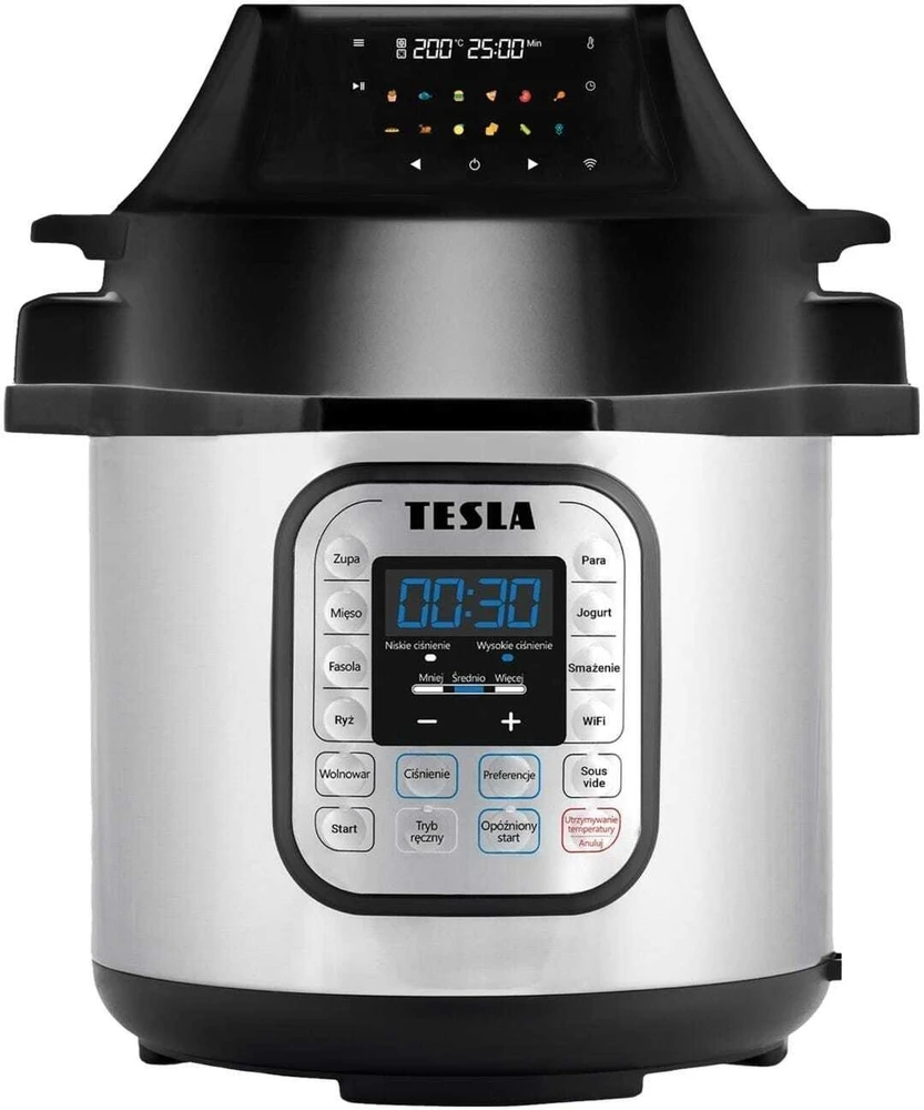 TESLA EliteCook K70 WiFi Duo 12w1 sidabrinė