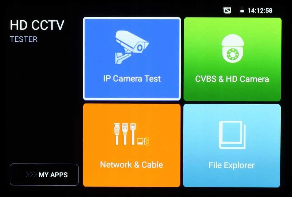 TST CCTV DAUGIAFUNKCINIS TESTERIS CS-HB-45H