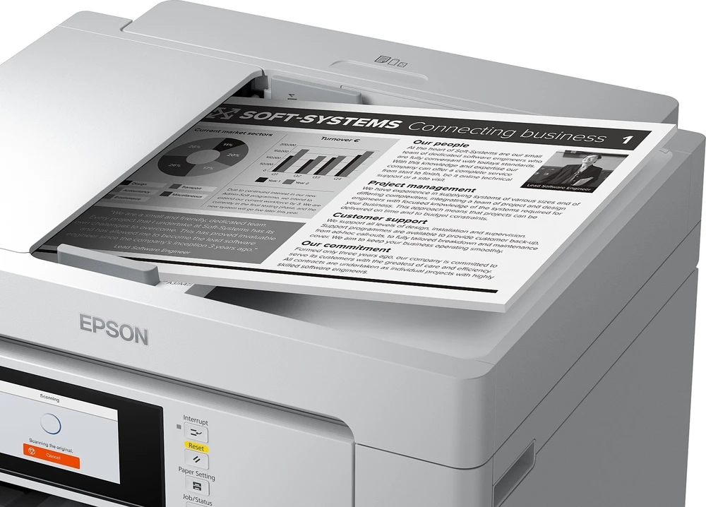 Spausdintuvas Epson | daugiafunkcis įrenginys | EcoTank M15180 | Inkjet | Mono | 3-in-1 | Wi-Fi | Juodas and baltas