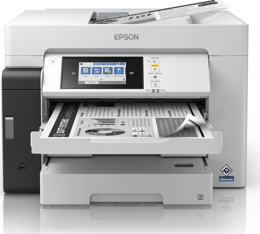 Spausdintuvas Epson | daugiafunkcis įrenginys | EcoTank M15180 | Inkjet | Mono | 3-in-1 | Wi-Fi | Juodas and baltas