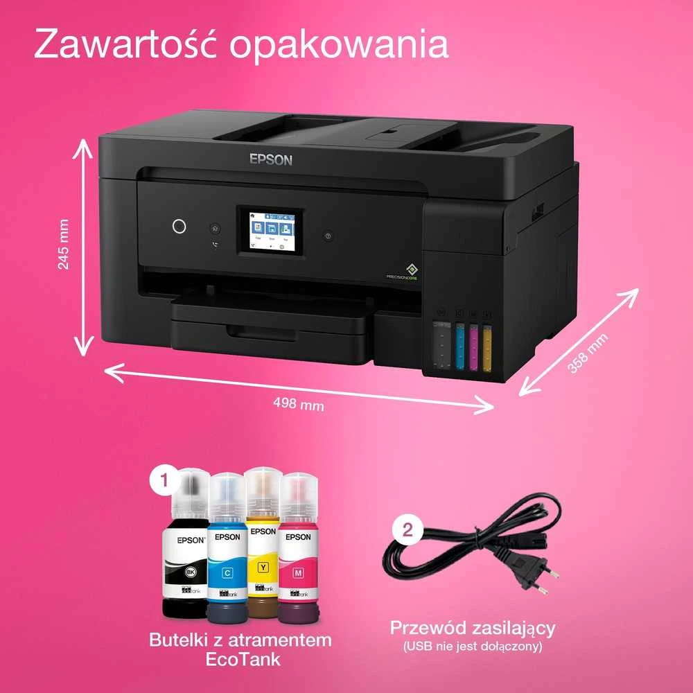 Epson | EcoTank | L14150 | Inkjet | Spalvotas | Daugiafunkcinis Spausdintuvas | A3+ | Wi-Fi | Juodas