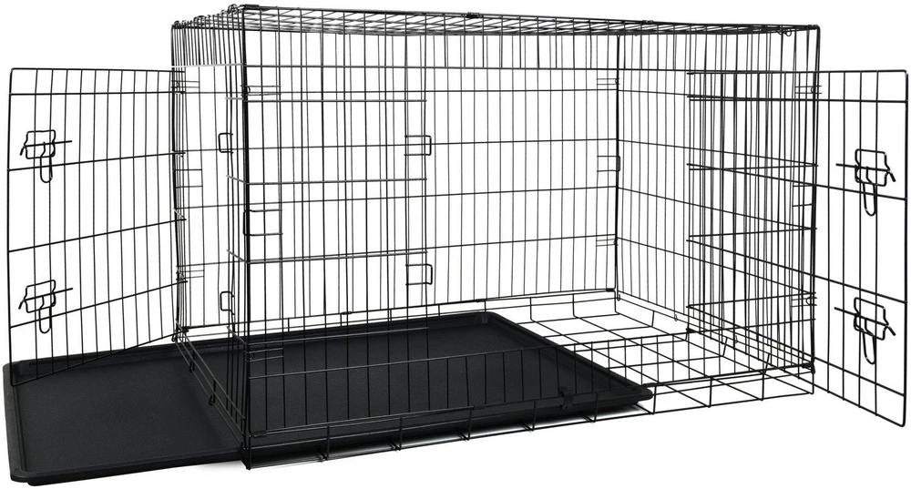 FunFit Daugiafunkcis metalinis narvas-aptvaras šunims, katėms ir kitiems gyvūnams, XXXL (80,5 x 122 x 74,5 cm)