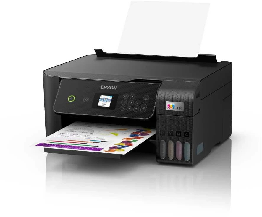 Daugiafunkcis rašalinis spausdintuvas Epson EcoTank L3280, A4, spalvotas, Wi-Fi, Wi-Fi Direct, AirPrint, LCD ekranas, juodas | C11CJ66426