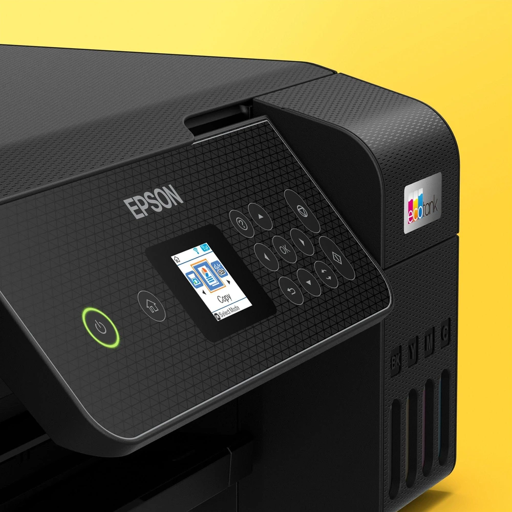 Daugiafunkcis rašalinis spausdintuvas Epson EcoTank L3280, A4, spalvotas, Wi-Fi, Wi-Fi Direct, AirPrint, LCD ekranas, juodas | C11CJ66426