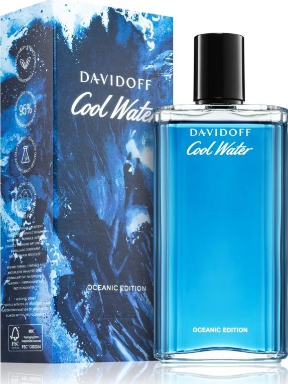 Davidoff Cool Vanduo Oceanic Edition EDT tualetinis vanduo vyrams, 125 ml