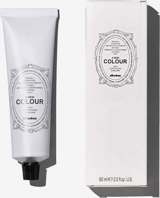 Davines A New Colour dažų tūbelė ir dėžutė