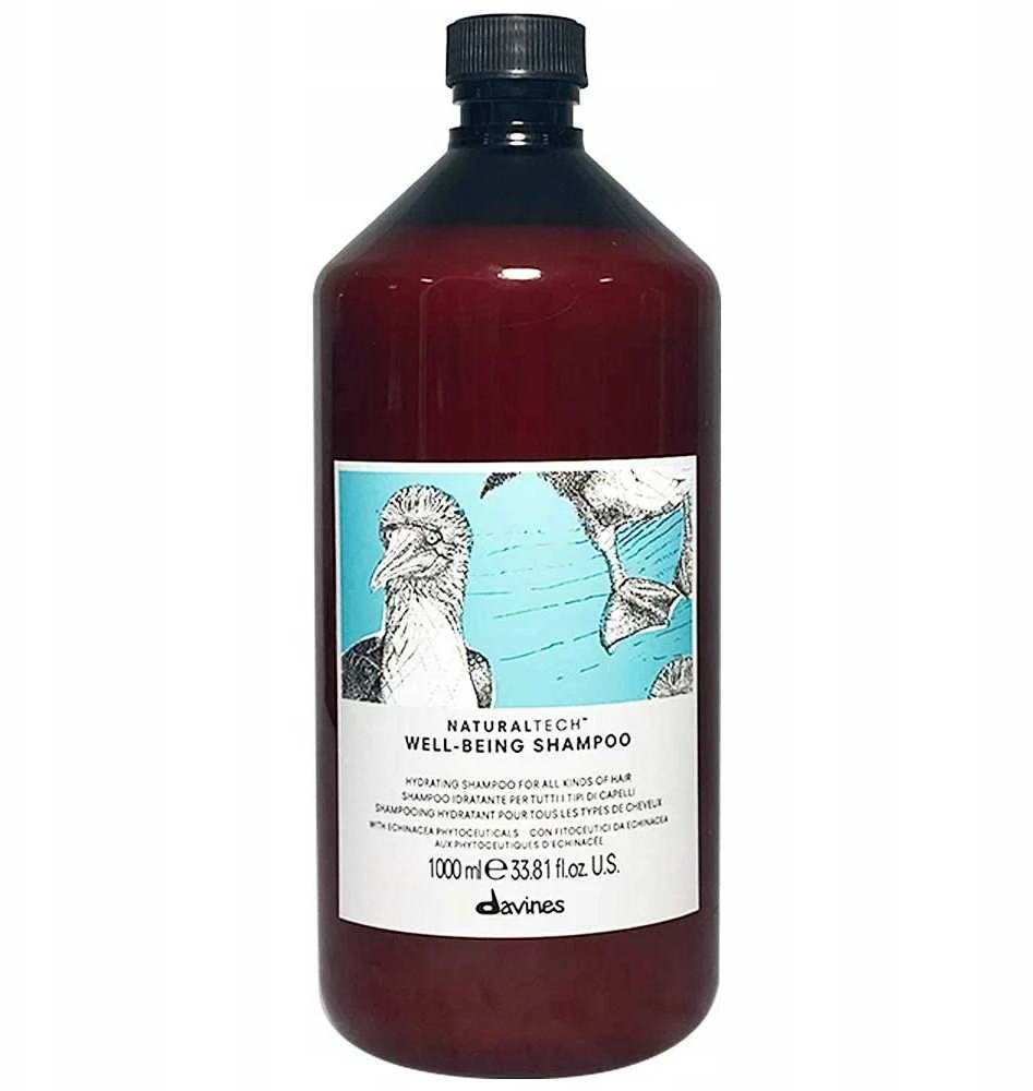 Davines NATURALTECH Well-Being Šampūnas geros savijautos šampūnas, 1000 ml