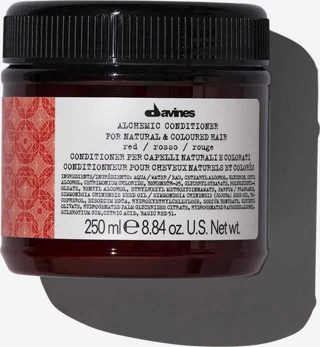 Davines ALCHEMIC Conditioner Raudona dažantis kondicionierius raudono atspalvio plaukams, 250 ml