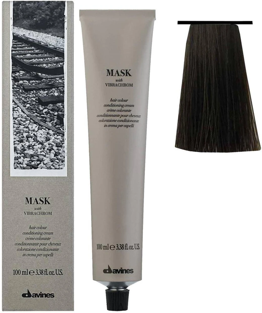 Davines Mask With Vibrachrom Permanent Hair Dye 5.14 , 100 ml