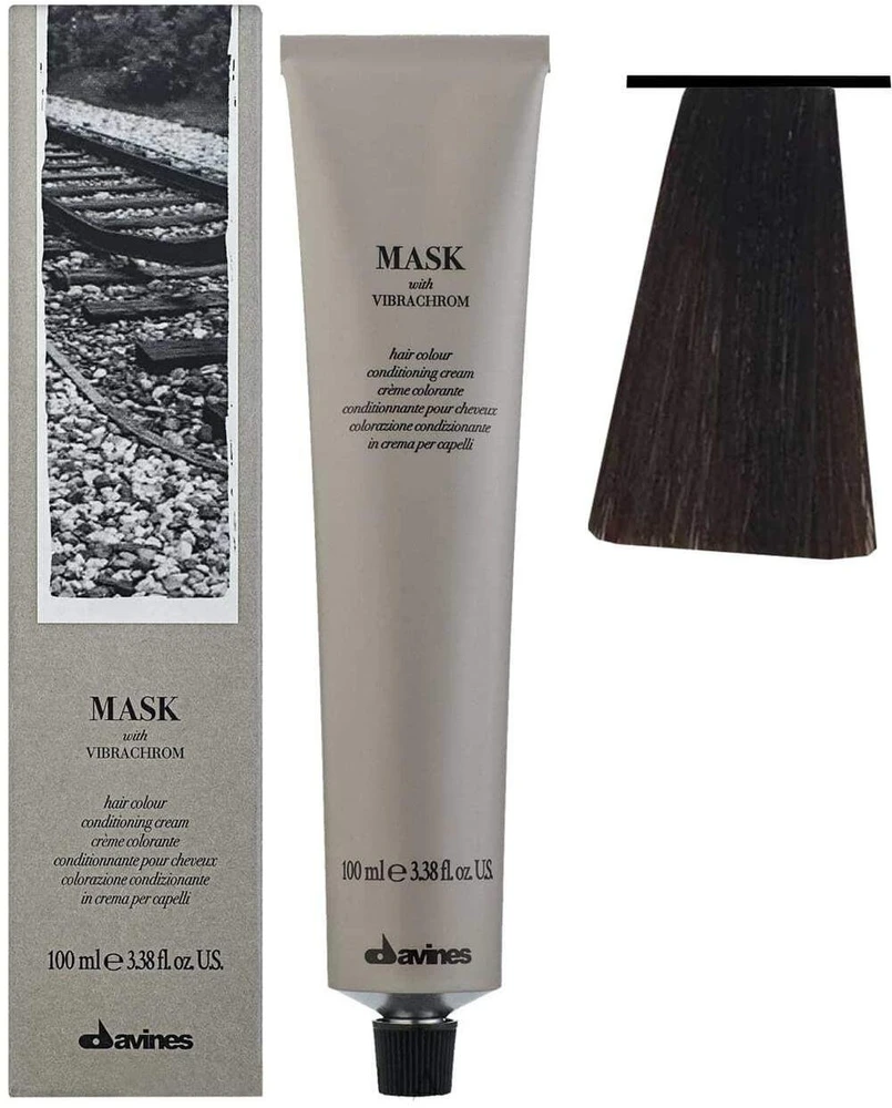 Davines Mask With Vibrachrom Permanent Hair Dye 5.4 , 100 ml