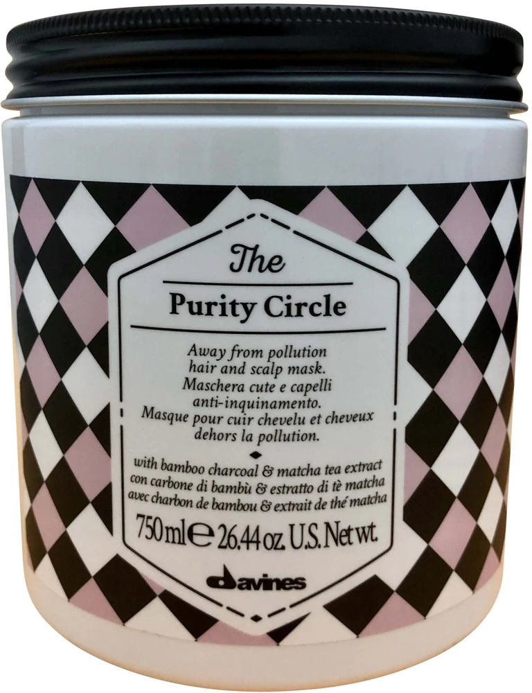 Davines THE CIRCLE CHRONICLES The Purity Circle Scalp Treatment Kreminis Mask valanti plaukų kaukė, 750 ml