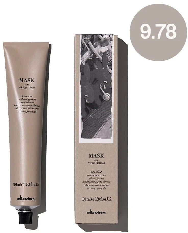 Davines kaukė su Vibrachrom ilgalaikiais plaukų dažais 9.78, 100 ml