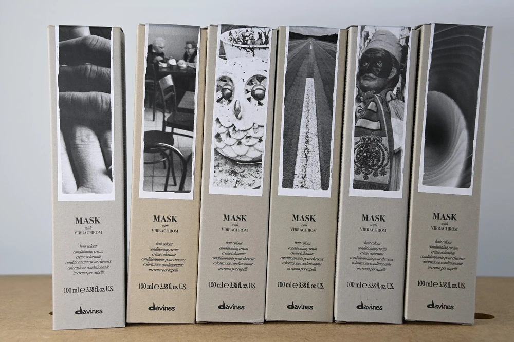Davines Mask With Vibrachrom Permanent Hair Dye 6.35 , 100 ml