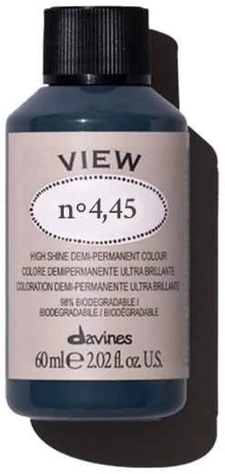 Davines View Demi-Permanent Hair Dye 4.45 , 60 ml