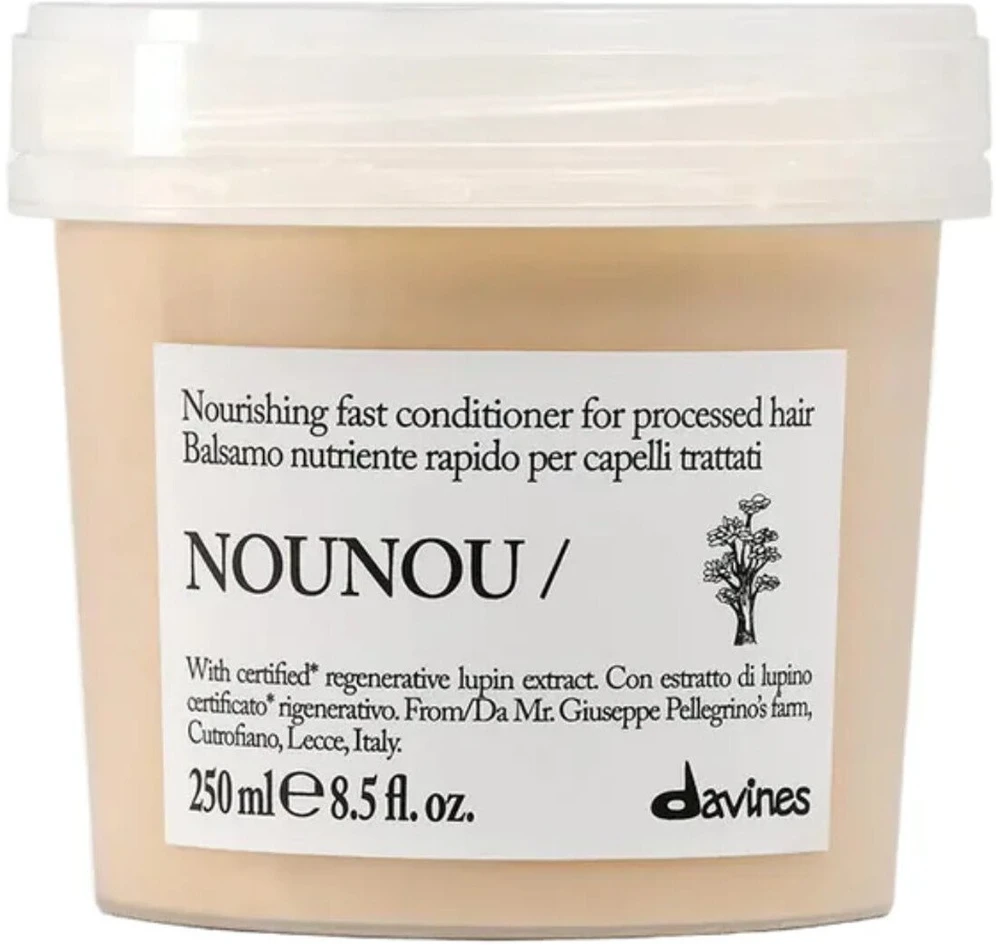 Davines Essential Haircare NOUNOU kondicionierius chemiškai pažeistiems ir lūžinėjantiems plaukams 250 ml