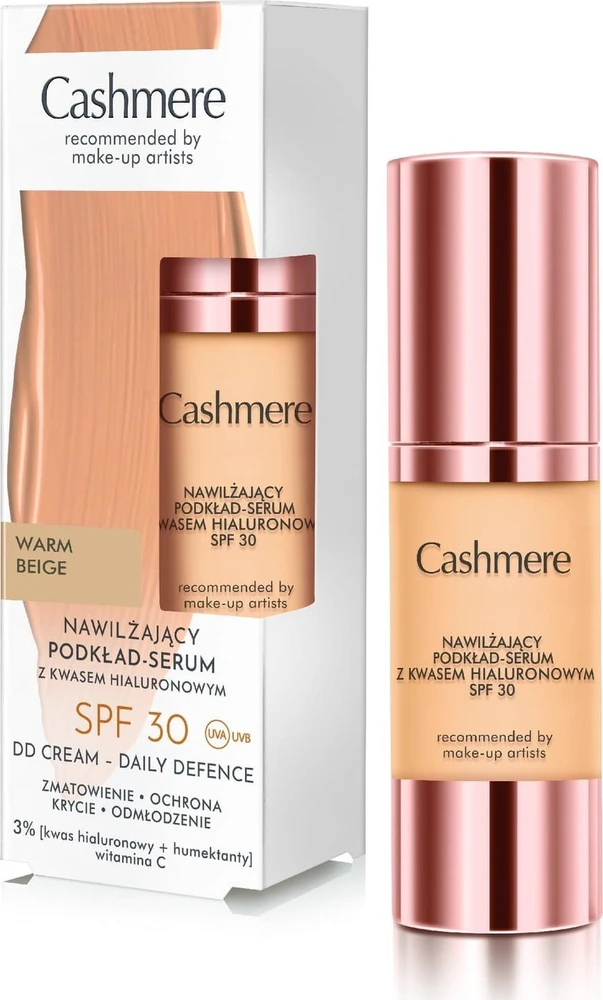 Cashmere Moisturizing Foundation-Serum 03 Warm rusvai gelsvas, 30 ml