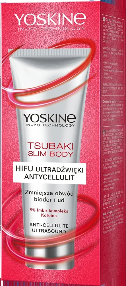 DAX Yoskine Tsubaki Slim Body HIFU Ultragarsinis anticeliulitinis šildantis kūno koncentratas 200ml