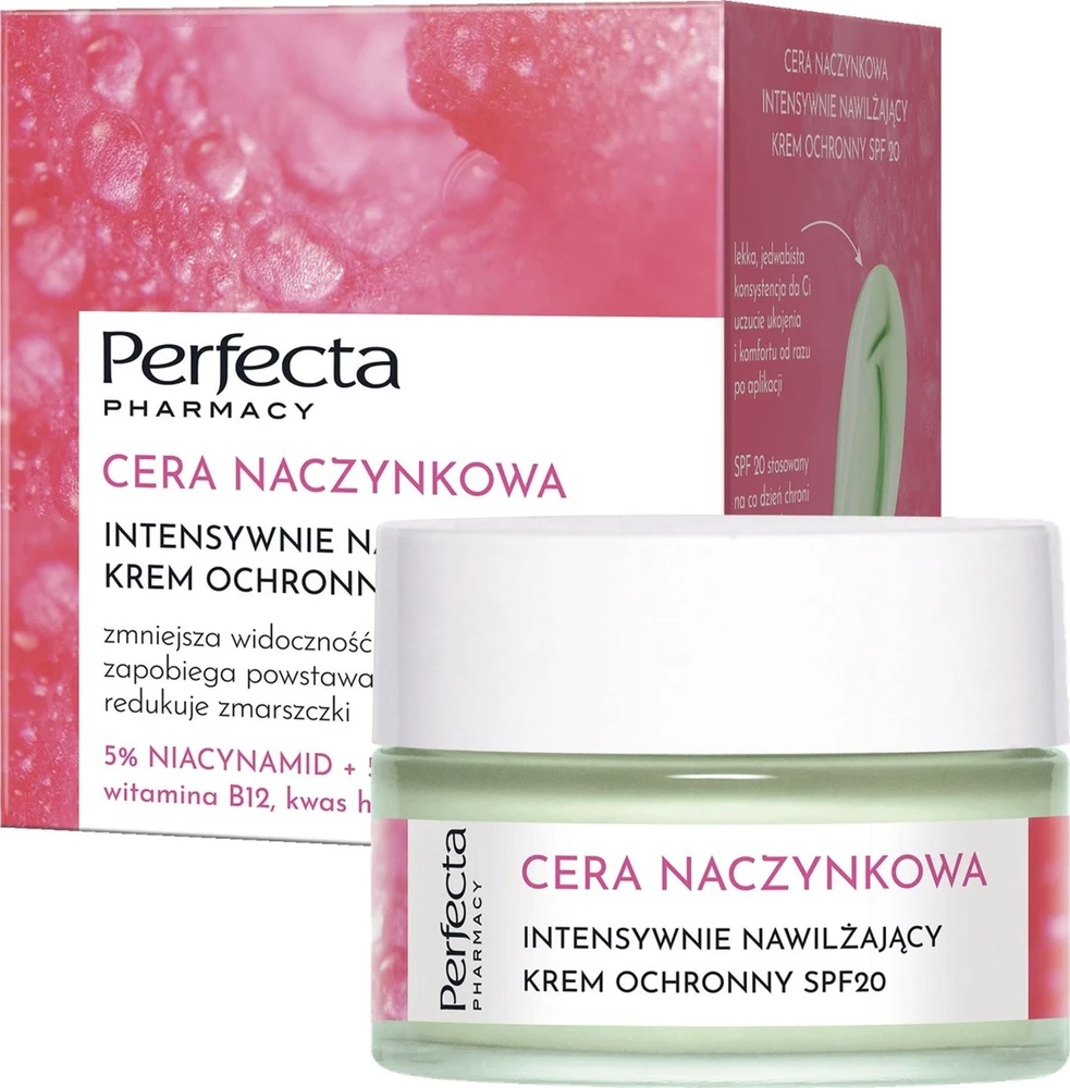 DAX PERFECTA Capillary Skin SPF 20 Intensyviai drėkinantis apsauginis kremas 50 ml