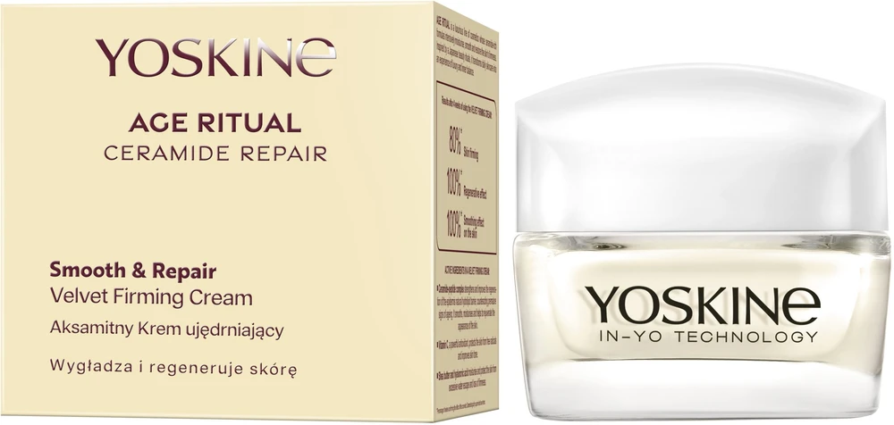 DAX YOSKINE Age Ritual aksominis stangrinamasis veido kremas lygina ir regeneruoja odą 50 ml