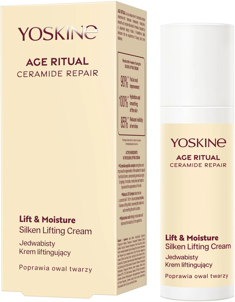 DAX YOSKINE Age Ritual šilkinis stangrinamasis veido kremas, lyginantis odą, 50 ml