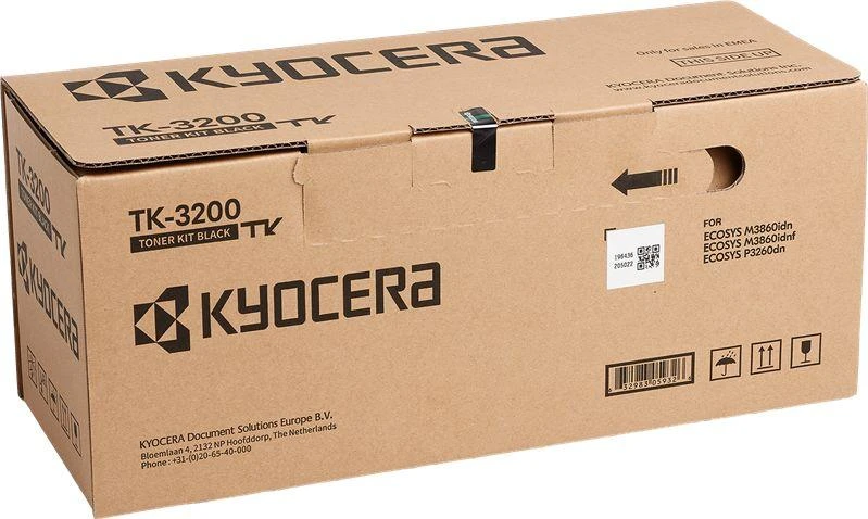 Kyocera TK-3200 (1T02X90NL0) Lazerinė kasetė, Juoda
