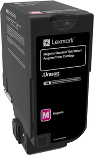 Lexmark 74C2SM0 tonerio kasetė Originalus Rausvai raudona 1 vnt