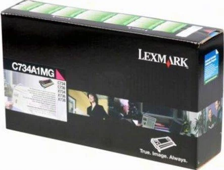 Toneris Lexmark C734A1MG Magenta Oryginał (0C734A1MG)