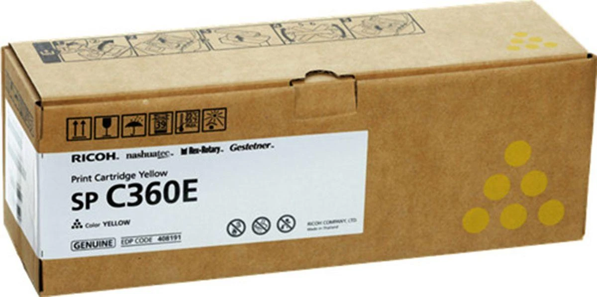 Ricoh SPC360E (408191), Geltona kasetė