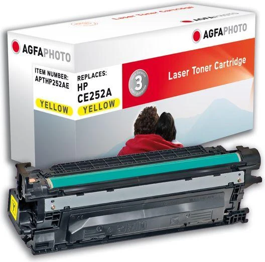 AgfaPhoto HP ColorLaserjet CP3525,CE252A / Canon 723Y, perdirbta kasetė