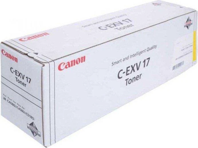 Canon C-EXV 17 (0259B002), geltona kasetė