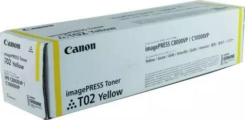 Canon kasetė T02, geltona