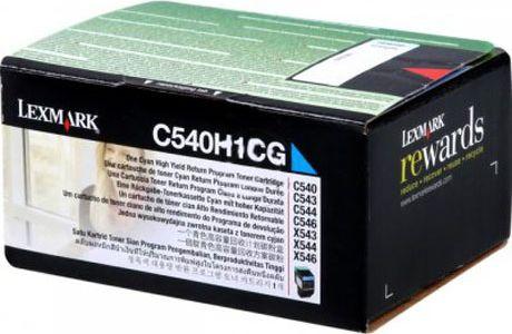 Lexmark C540H1CG kasetė, žalsvai mėlyna, 2000 puslapių