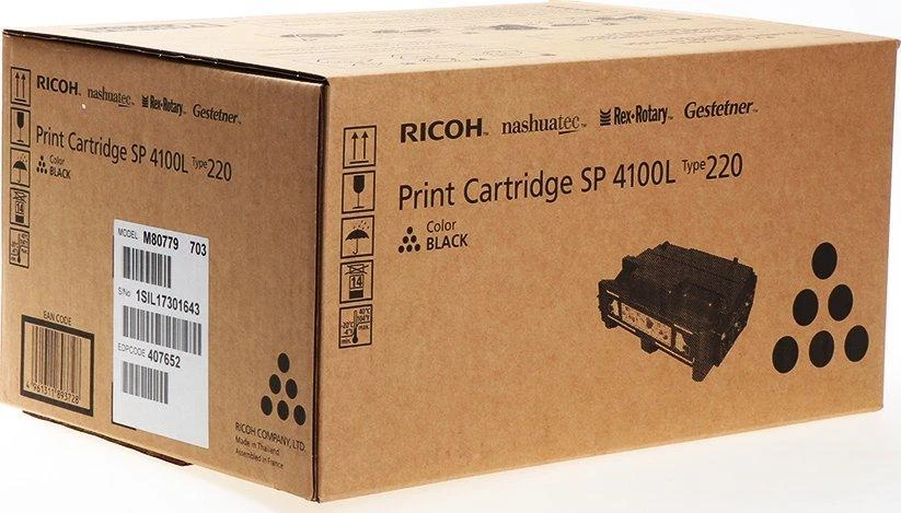 Ricoh SP 4100L Type 220 (407652, 403074, 407013, 407014) Lazerinė kasetė, Juoda