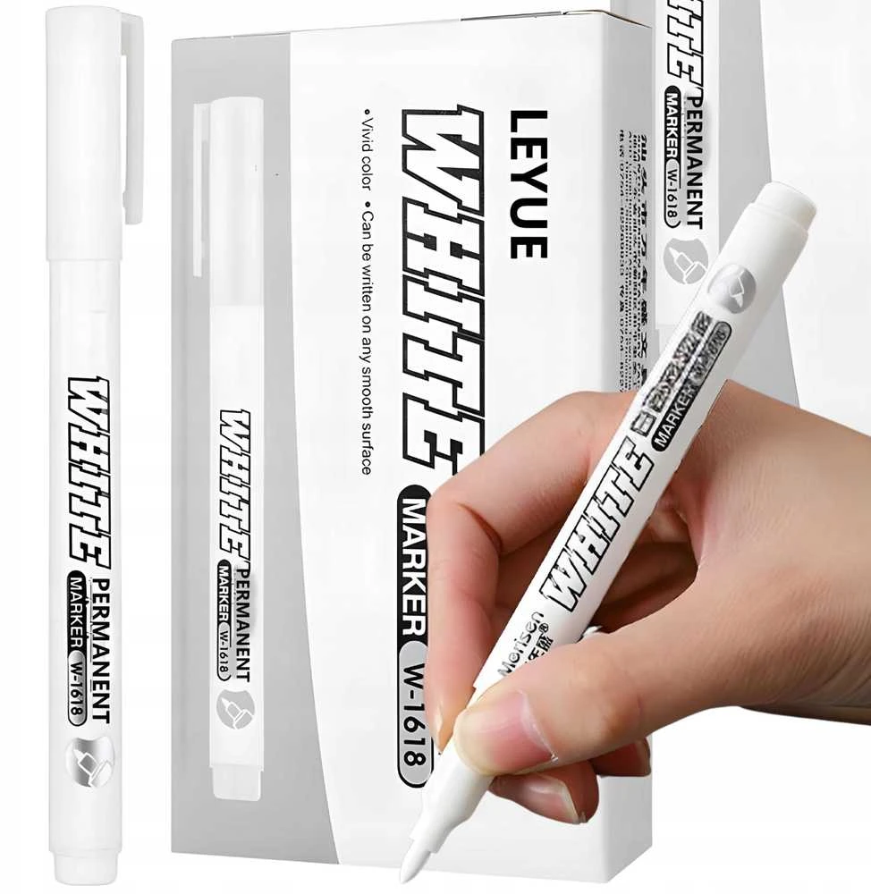 Grąžtas Dažų markeris Markal Pro-Line HP Baltas 3mm tepaluotiems paviršiams