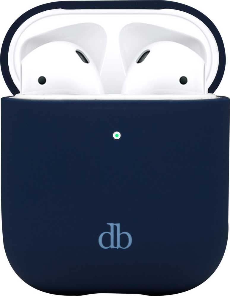 dbramante Costa Rica – „AirPods“ (2 kartos) Silicio dėklas iš perdirbto plastiko – „Pacific Mėlyna“