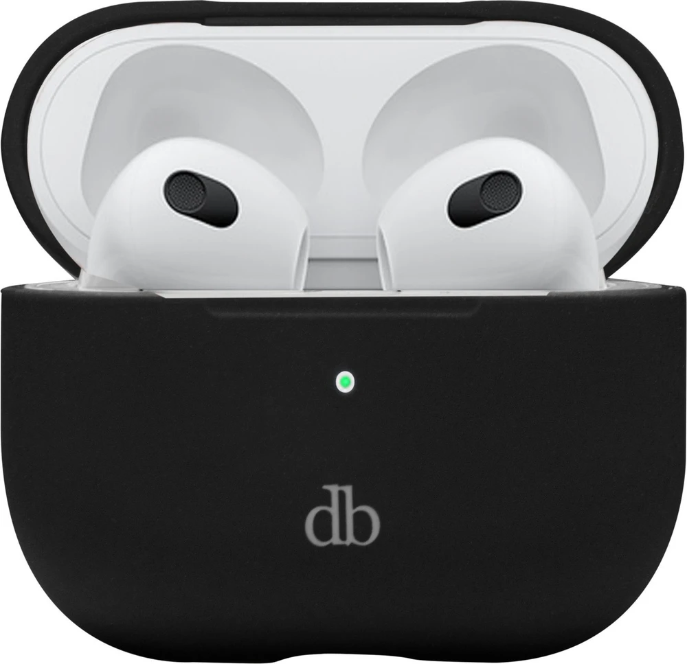 Ausinės dbramante Costa Rica - AirPods ((3-osios kartos).) Silicon dėklas in recycled plastikas - Night Juodas