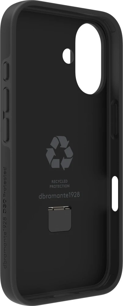 Dėklas D Bramante dbramante1928 Iceland Ultra D3O MS Kick - obudowa ochronna su podstawką do iPhone 16 kompatybilna su MagSafe (juodas)