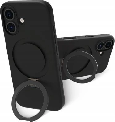 Dėklas D Bramante dbramante1928 Iceland Ultra D3O MS Kick - obudowa ochronna su podstawką do iPhone 16 kompatybilna su MagSafe (juodas)