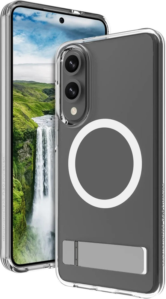 Dėklas D Bramante dbramante1928 Iceland Ultra Tylny pokrowiec na telefon komórkowy stojak D3O permatomas fur Samsung Galaxy S25 Edge