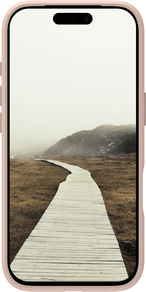 Dėklas D Bramante Greenland Pro - Tylny pokrowiec na telefon - Kompatybilność su MagSafe - Tworzywo sztuczne - rožinė smėlio - dla Apple iPhone 17 Pro