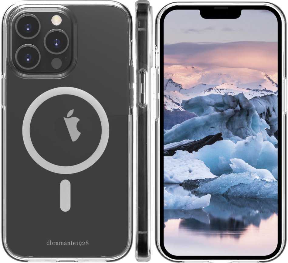 Dbramante1928 dbramante Iceland Pro MagSafe – skaidrus MagSafe suderinamas kietas dėklas, skirtas iPhone 14 Pro Max