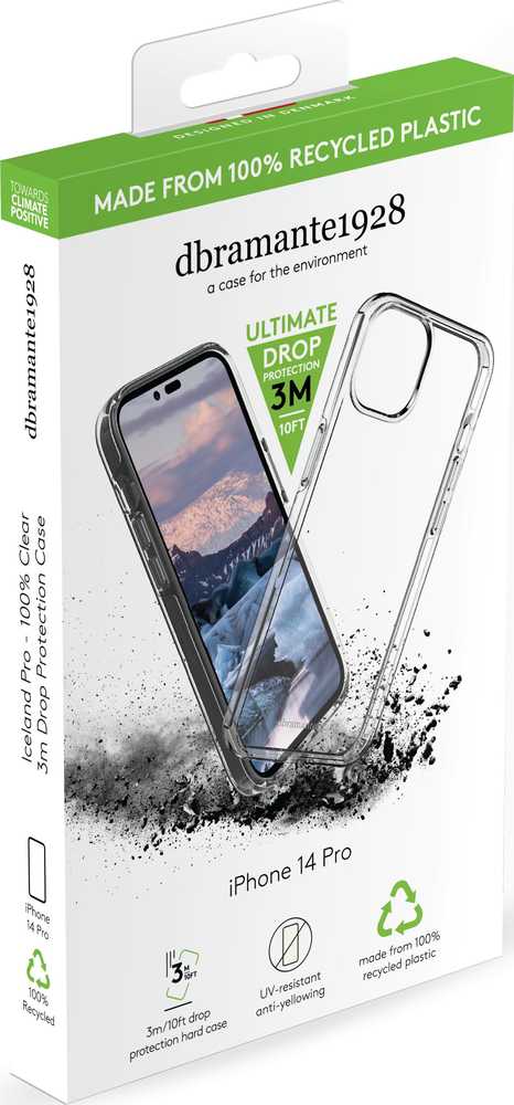 Dbramante1928 dbramante Iceland Pro – skaidrus kietas dėklas, skirtas iPhone 14 Pro