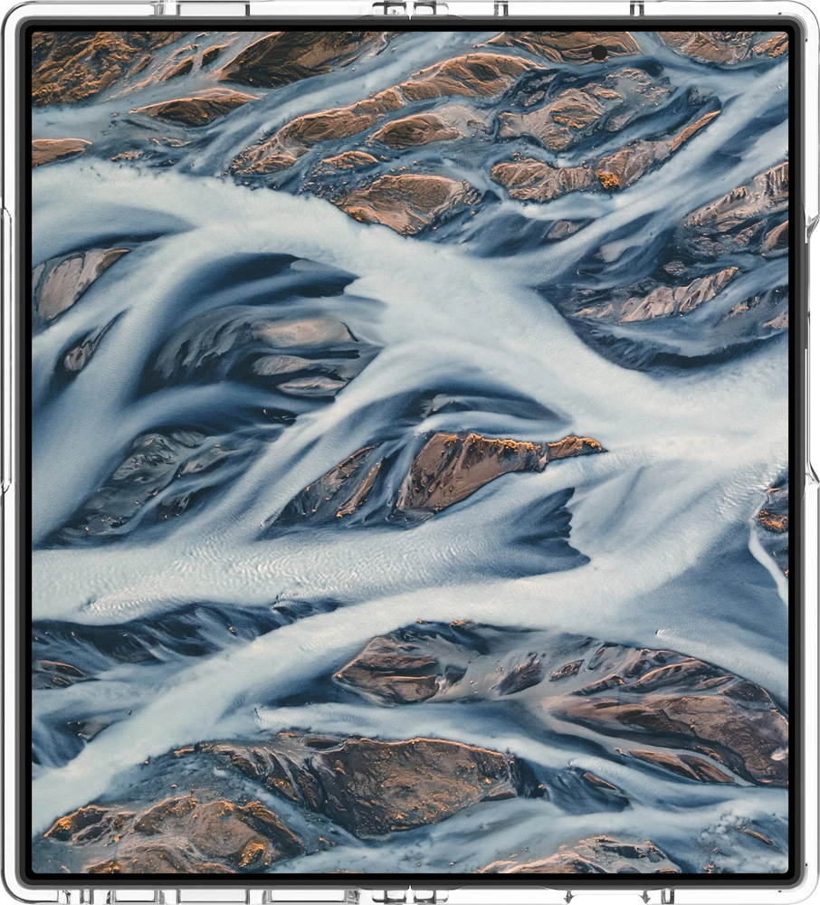 Dėklas D Bramante Iceland Pro Tylny pokrowiec na telefon su tworzywa sztucznego permatomas fur Samsung Galaxy Z Fold7