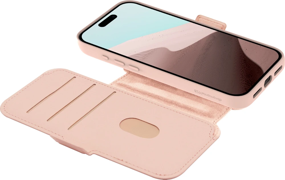 Dėklas D Bramante LyngeMSICON-iPhone17ProMax-PinkSand