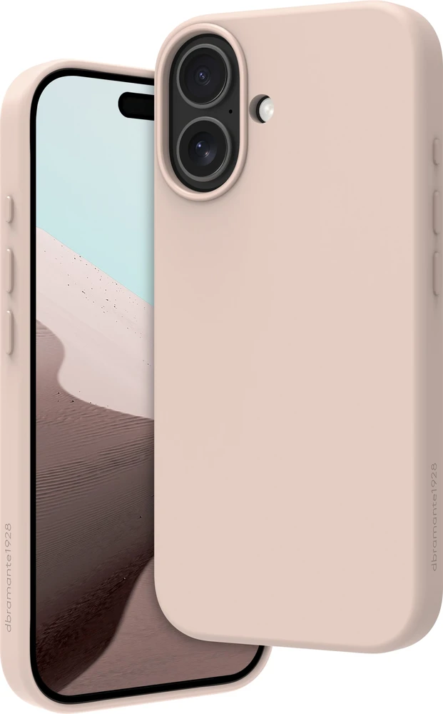 Dėklas D Bramante Roskilde MagSafe ICON - iPhone 17 - Rožinė Sand