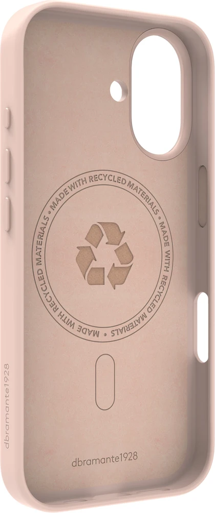 Dėklas D Bramante Roskilde MagSafe ICON - iPhone 17 - Rožinė Sand