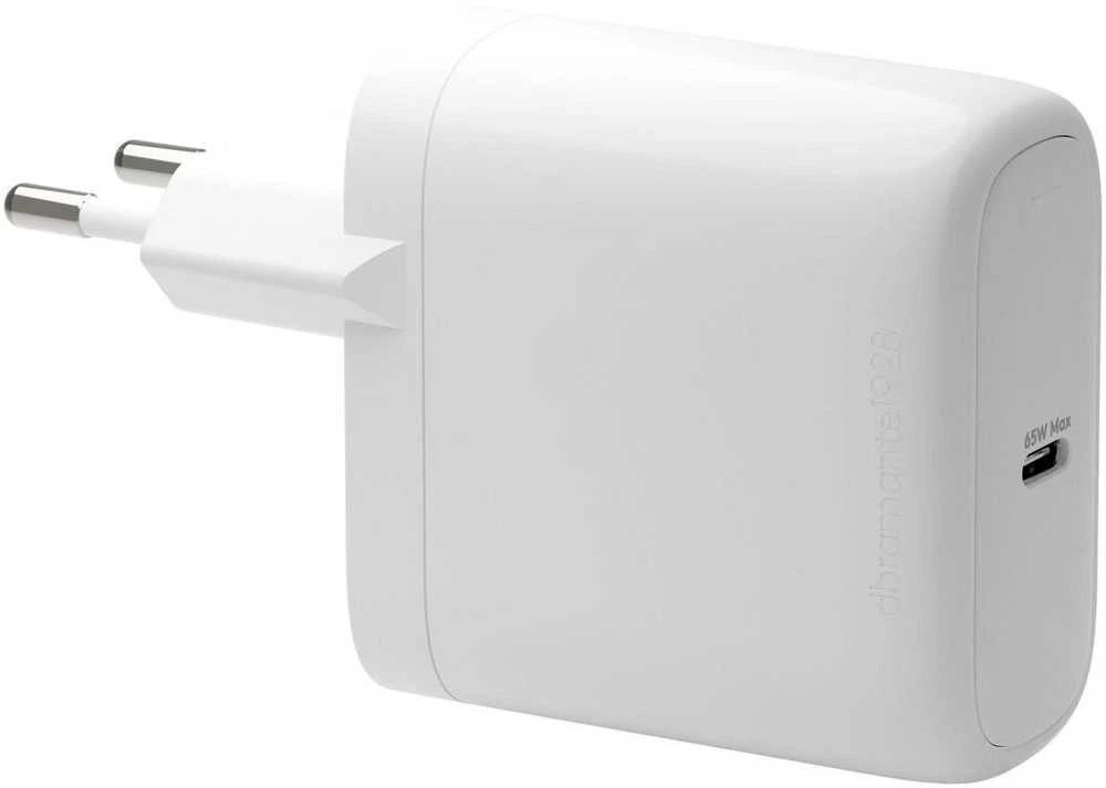 dbramante1928 - Įkrovimas - Sieninis įkroviklis GaN - USB-C 65W EU - Baltas